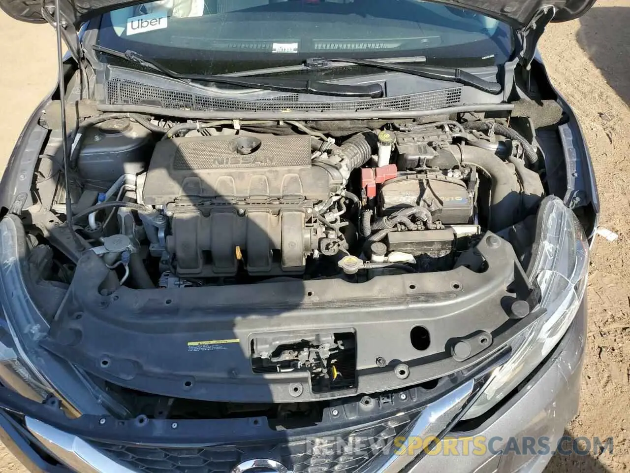 11 fotografías del automóvil dañado 3N1AB7AP0KY450682 NISSAN SENTRA 2019