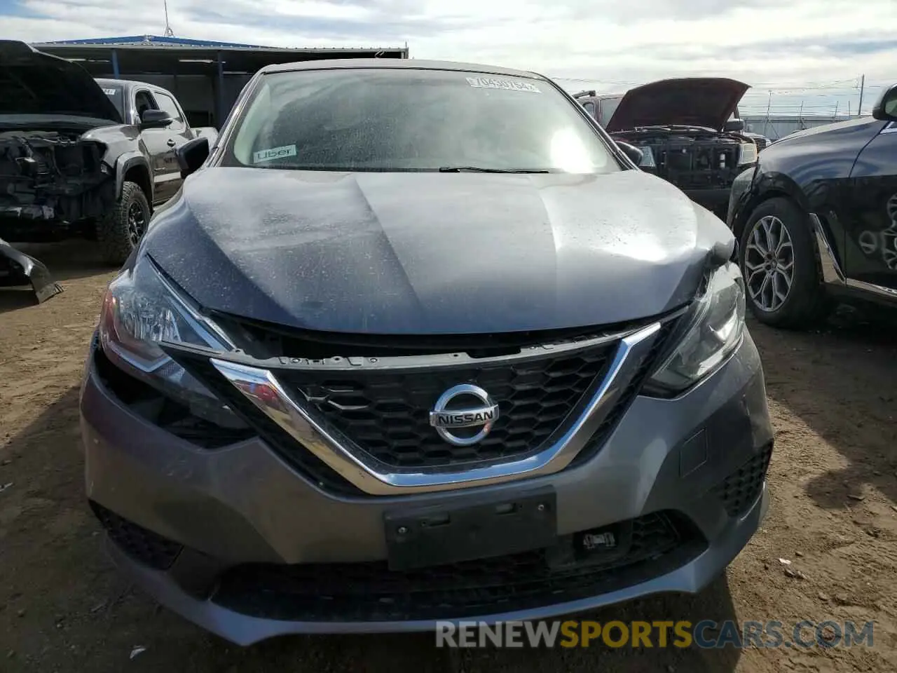 5 fotografías del automóvil dañado 3N1AB7AP0KY450682 NISSAN SENTRA 2019
