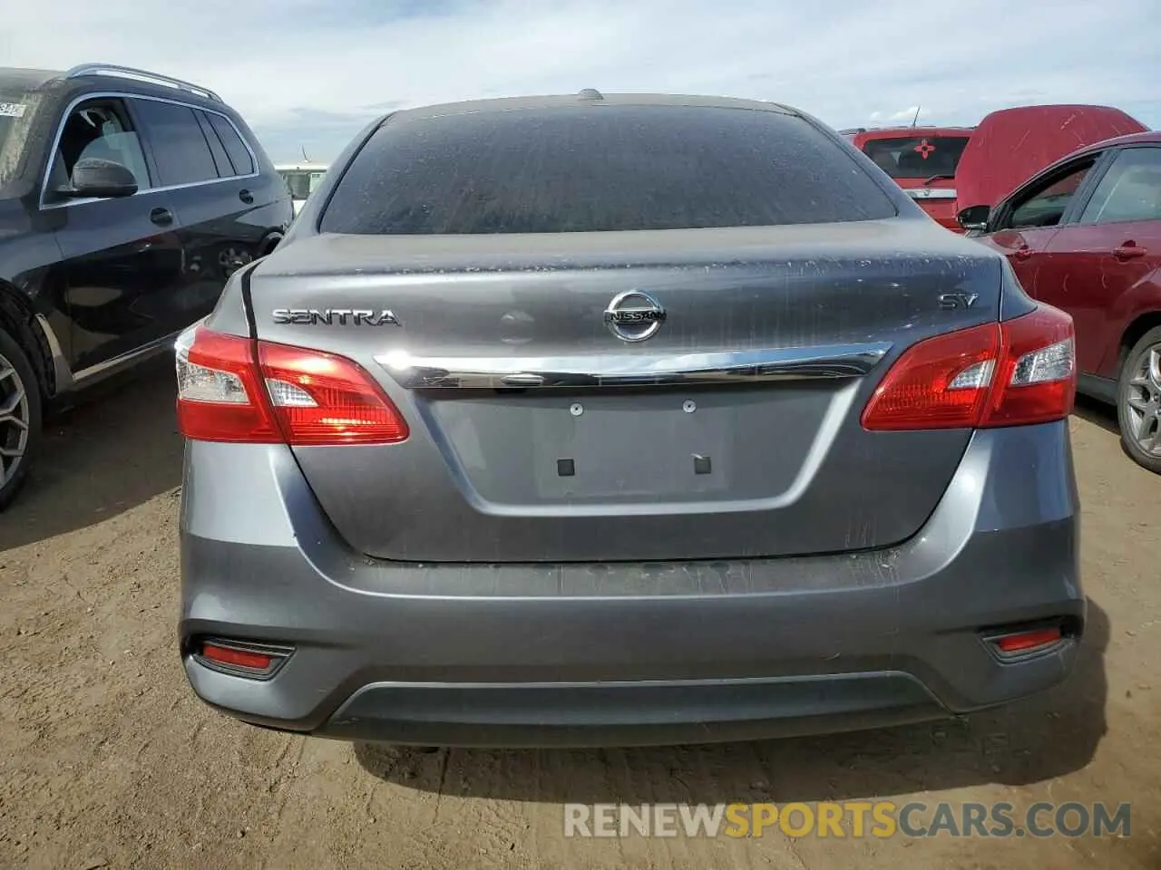 6 fotografías del automóvil dañado 3N1AB7AP0KY450682 NISSAN SENTRA 2019