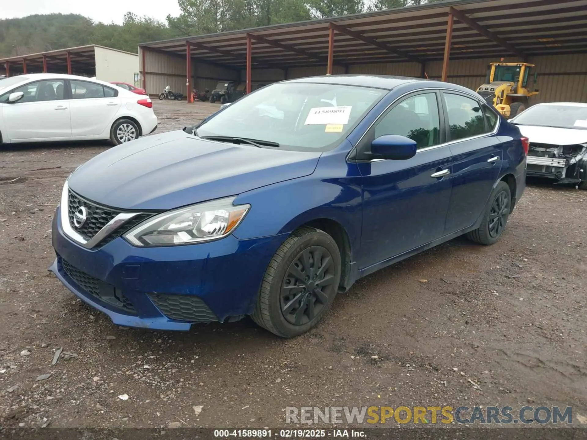 2 fotografías del automóvil dañado 3N1AB7AP0KY451718 NISSAN SENTRA 2019