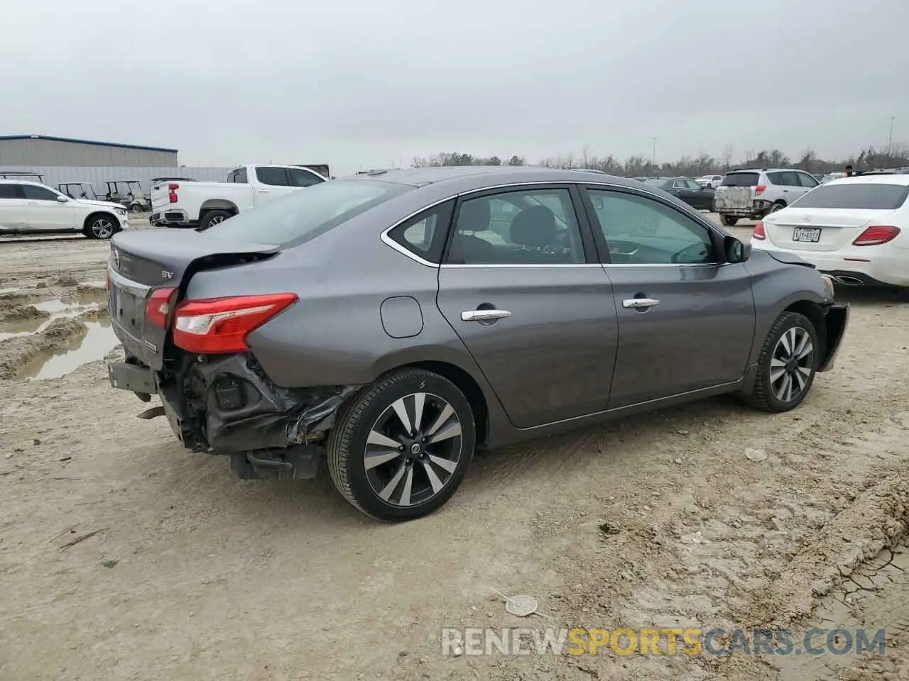 3 fotografías del automóvil dañado 3N1AB7AP0KY452884 NISSAN SENTRA 2019