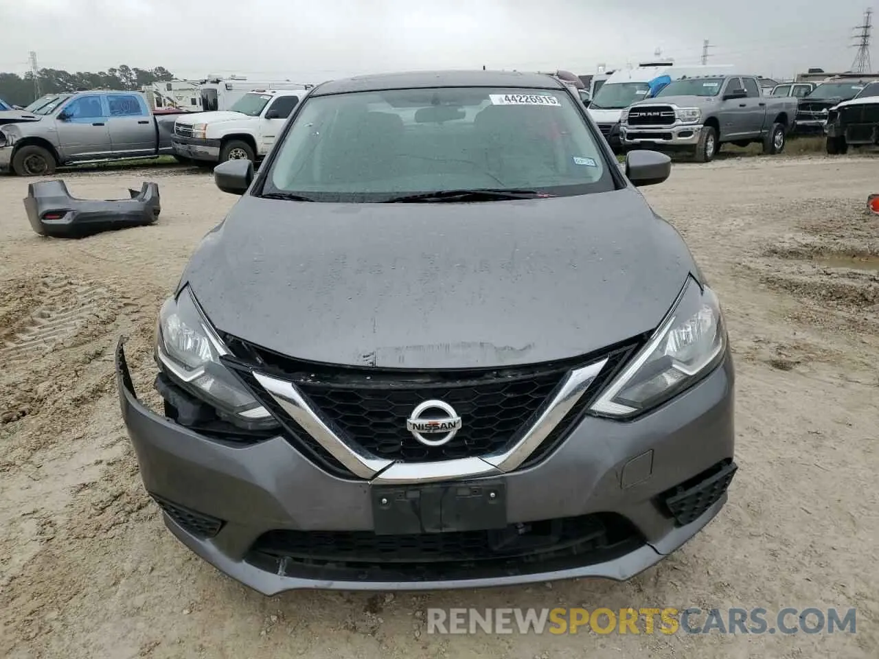 5 fotografías del automóvil dañado 3N1AB7AP0KY452884 NISSAN SENTRA 2019