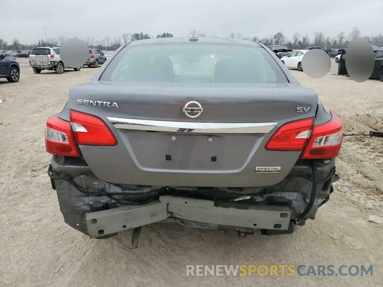 6 fotografías del automóvil dañado 3N1AB7AP0KY452884 NISSAN SENTRA 2019