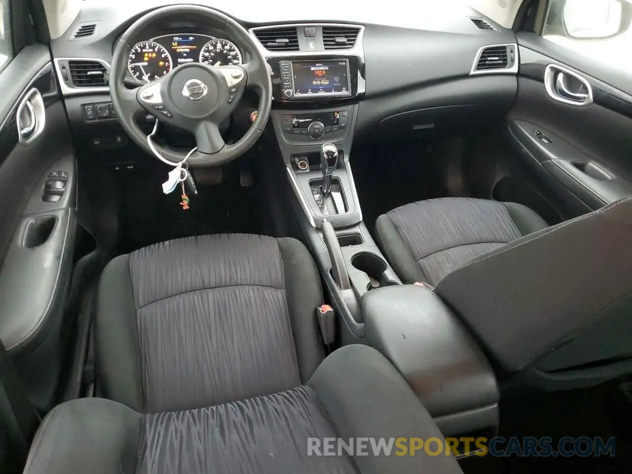 8 fotografías del automóvil dañado 3N1AB7AP0KY452884 NISSAN SENTRA 2019