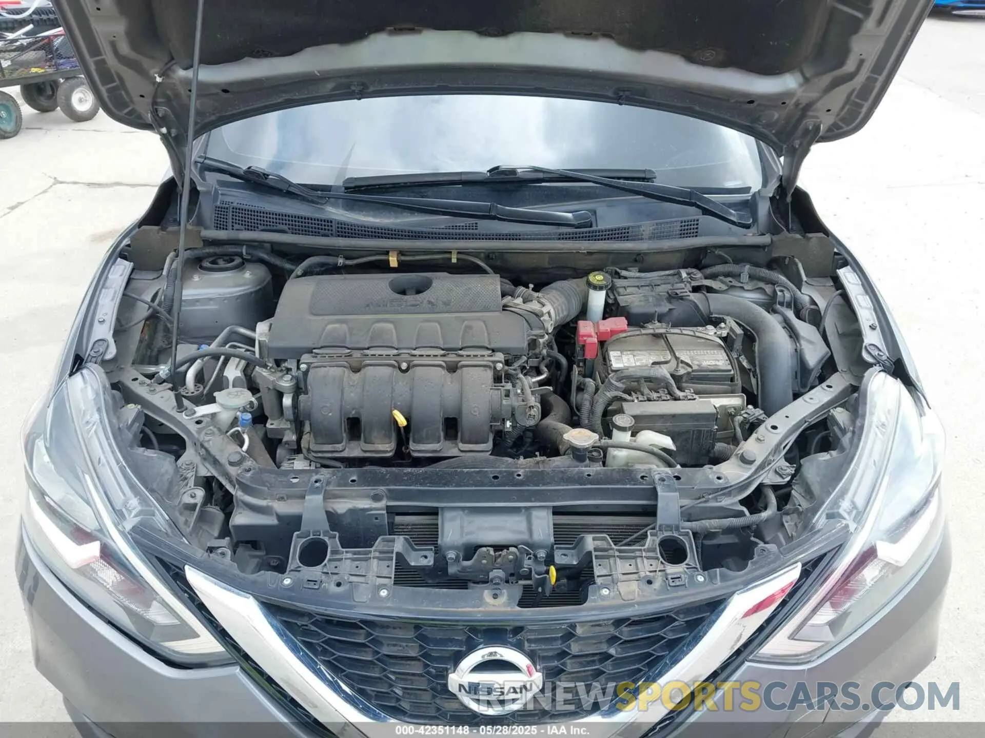 10 fotografías del automóvil dañado 3N1AB7AP0KY453369 NISSAN SENTRA 2019
