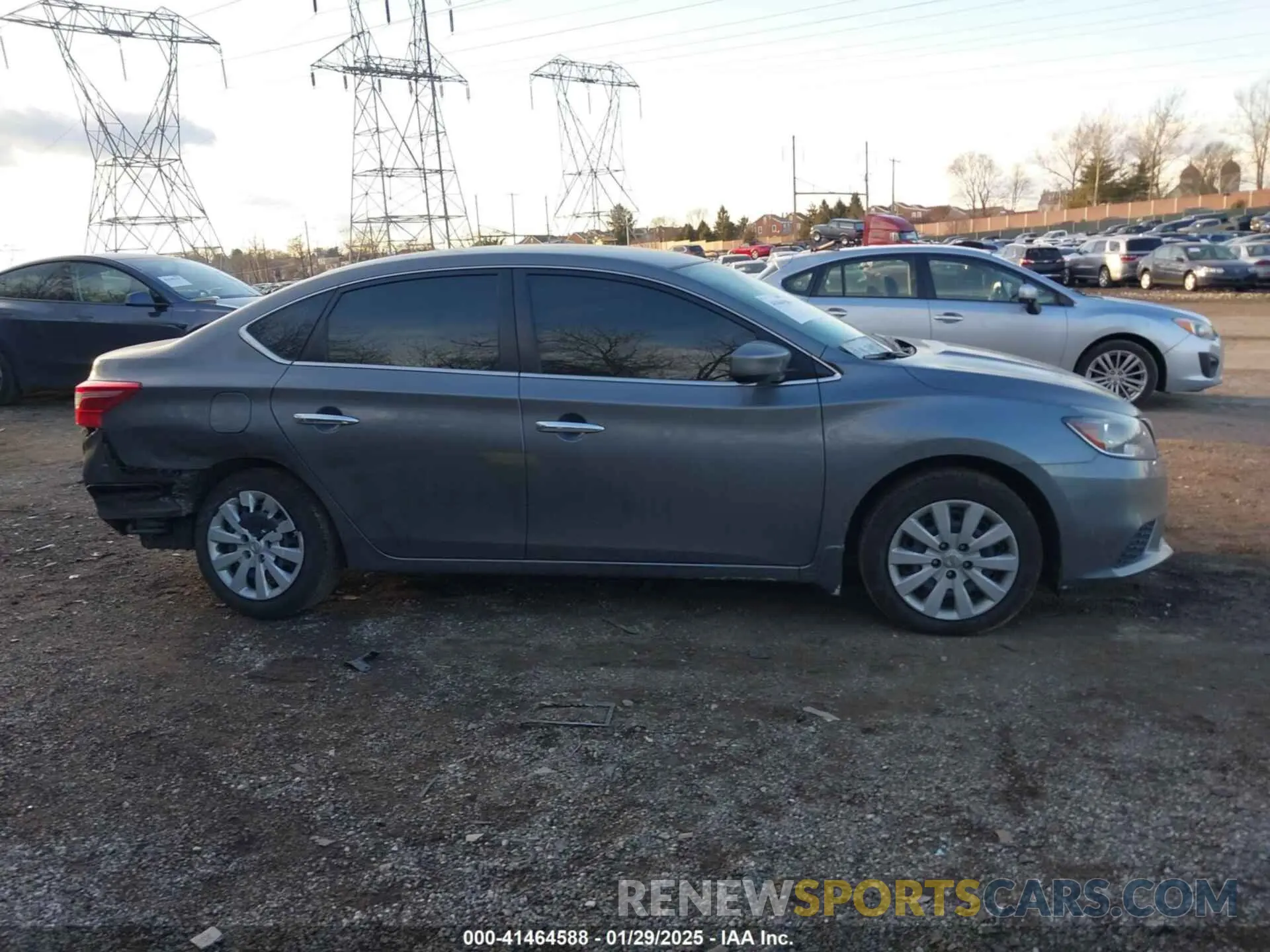 14 fotografías del automóvil dañado 3N1AB7AP0KY455252 NISSAN SENTRA 2019