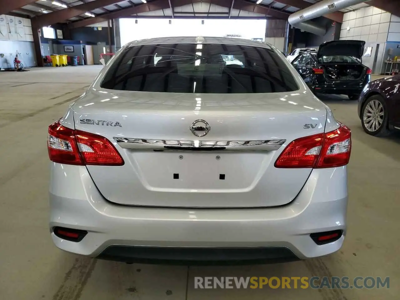6 fotografías del automóvil dañado 3N1AB7AP0KY455395 NISSAN SENTRA 2019