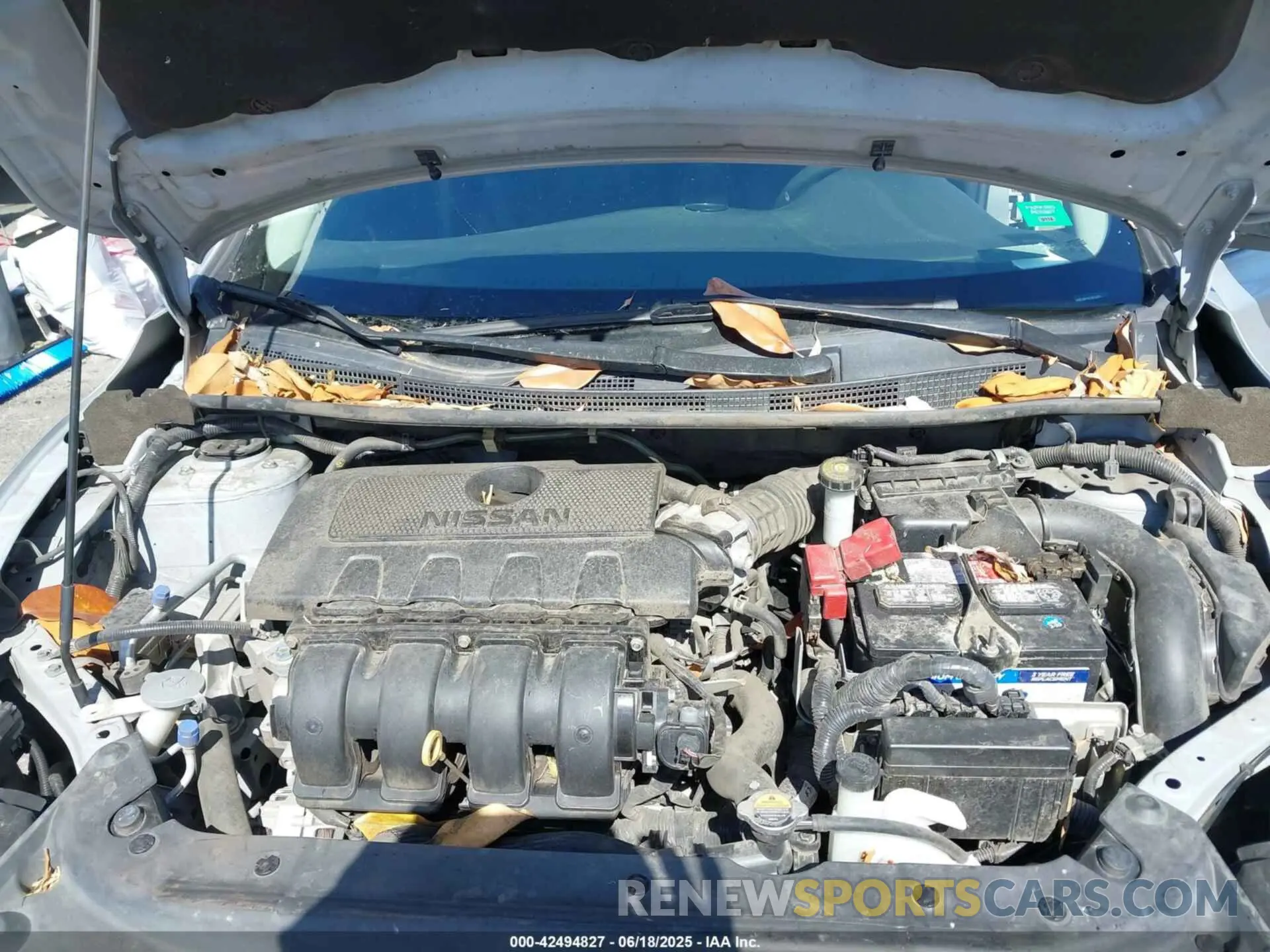 10 fotografías del automóvil dañado 3N1AB7AP1KL612476 NISSAN SENTRA 2019