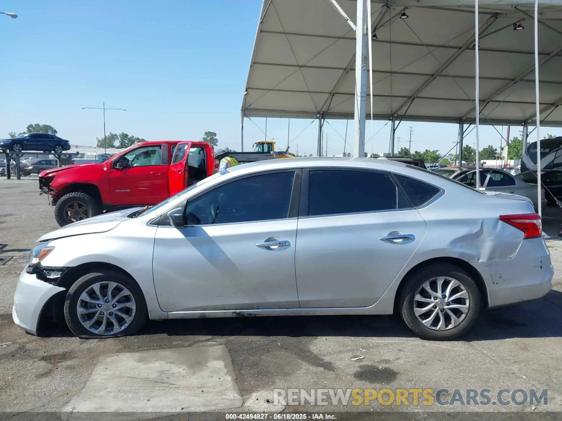 14 fotografías del automóvil dañado 3N1AB7AP1KL612476 NISSAN SENTRA 2019