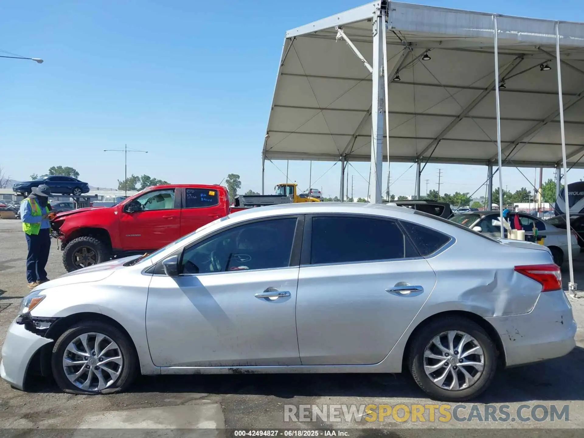 18 fotografías del automóvil dañado 3N1AB7AP1KL612476 NISSAN SENTRA 2019