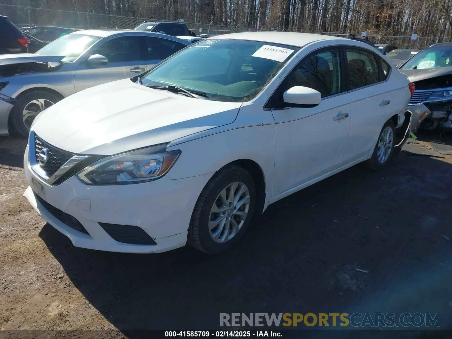 2 fotografías del automóvil dañado 3N1AB7AP1KL619072 NISSAN SENTRA 2019
