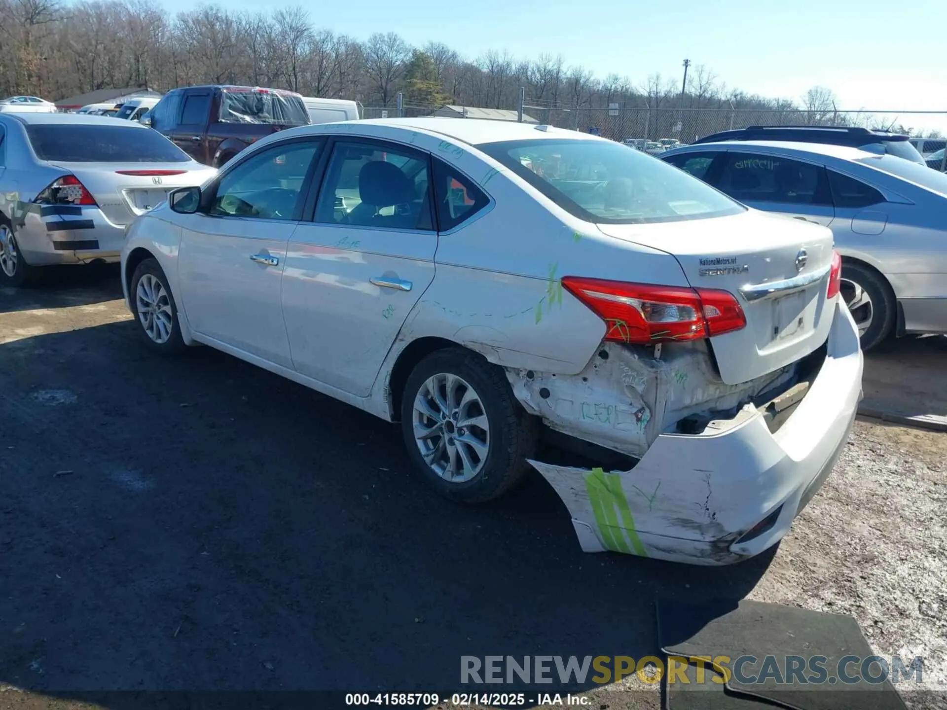 3 fotografías del automóvil dañado 3N1AB7AP1KL619072 NISSAN SENTRA 2019
