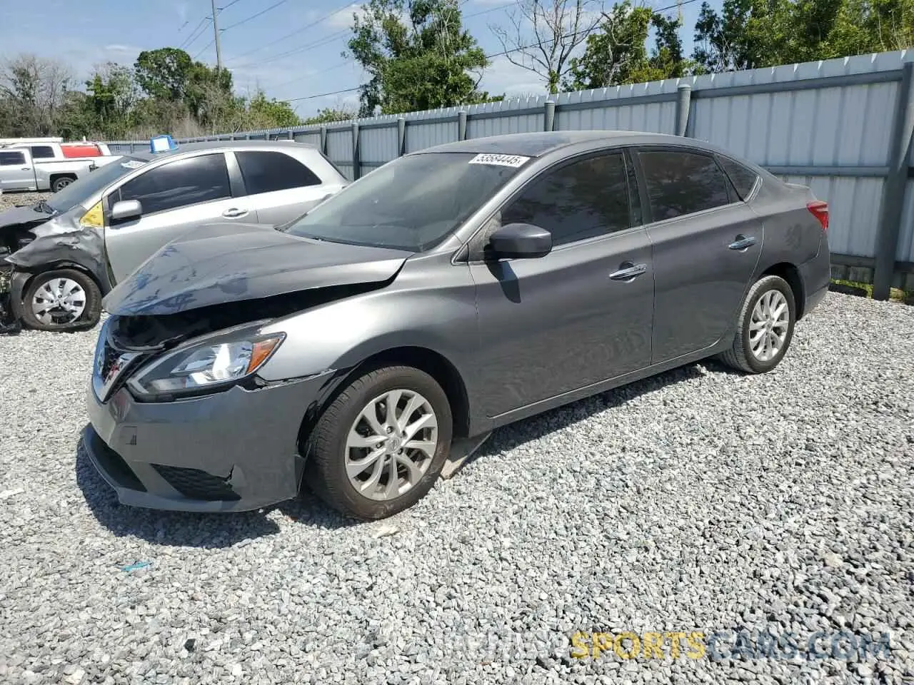 1 fotografías del automóvil dañado 3N1AB7AP1KL621484 NISSAN SENTRA 2019