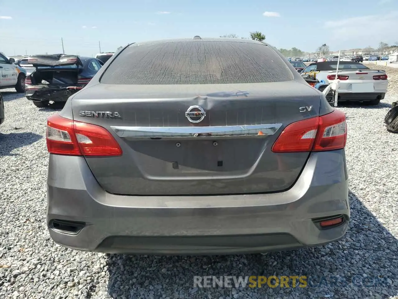 6 fotografías del automóvil dañado 3N1AB7AP1KL621484 NISSAN SENTRA 2019