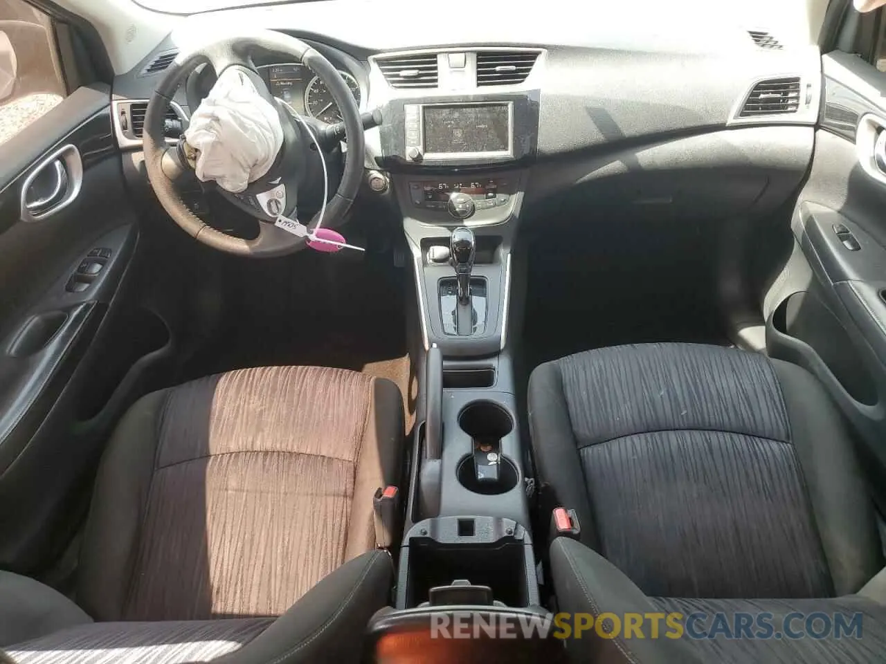8 fotografías del automóvil dañado 3N1AB7AP1KL621484 NISSAN SENTRA 2019