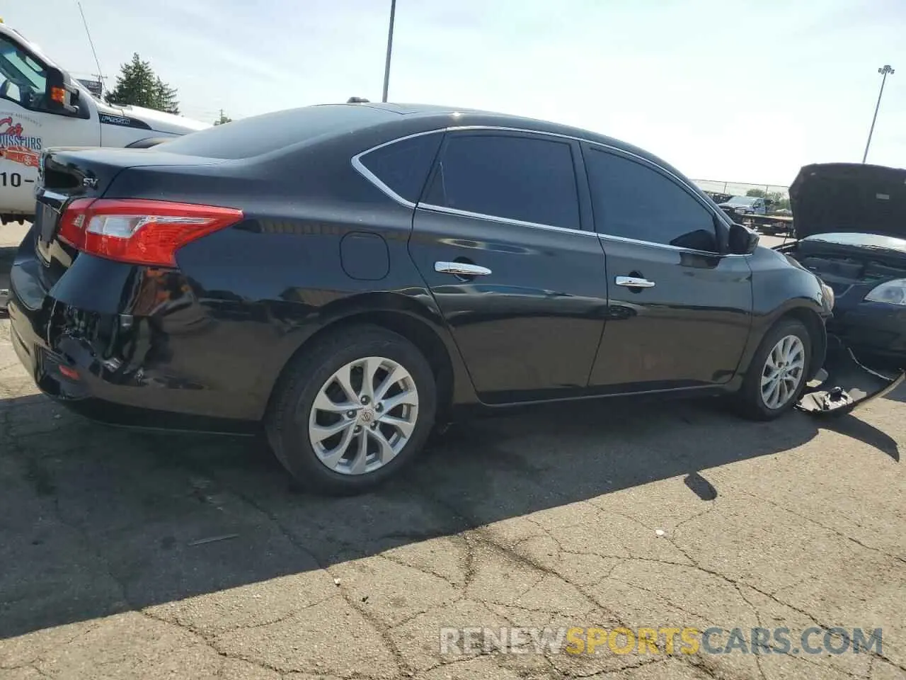 3 fotografías del automóvil dañado 3N1AB7AP1KL624837 NISSAN SENTRA 2019