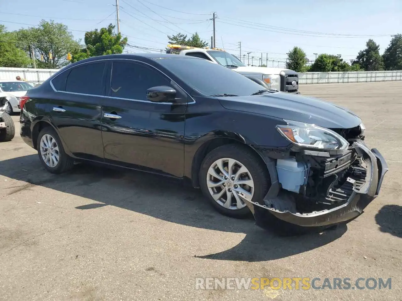 4 fotografías del automóvil dañado 3N1AB7AP1KL624837 NISSAN SENTRA 2019