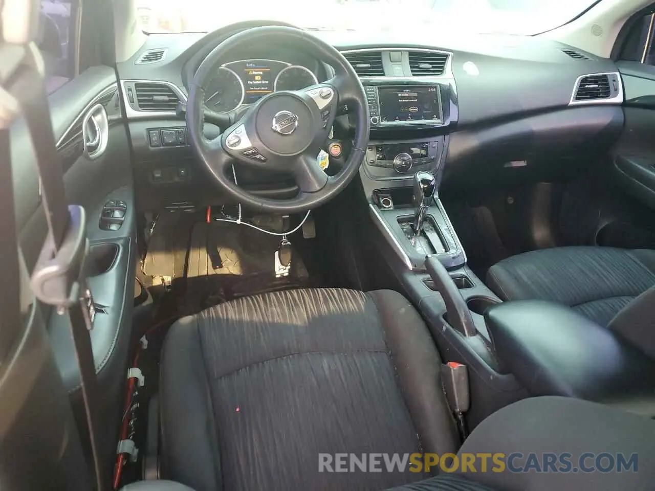 8 fotografías del automóvil dañado 3N1AB7AP1KL624837 NISSAN SENTRA 2019