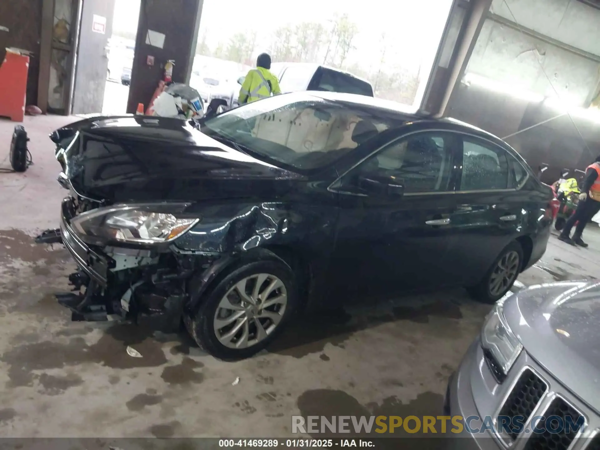14 fotografías del automóvil dañado 3N1AB7AP1KL625261 NISSAN SENTRA 2019