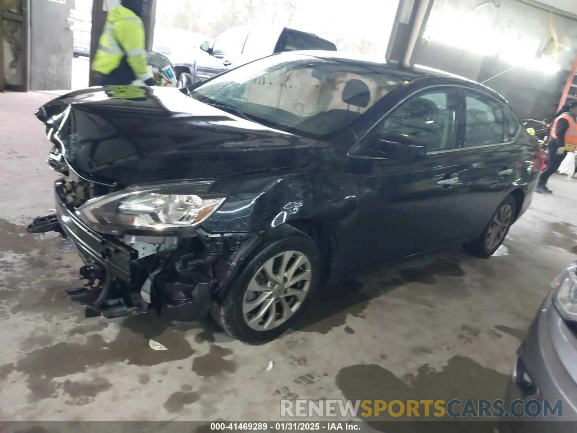 2 fotografías del automóvil dañado 3N1AB7AP1KL625261 NISSAN SENTRA 2019