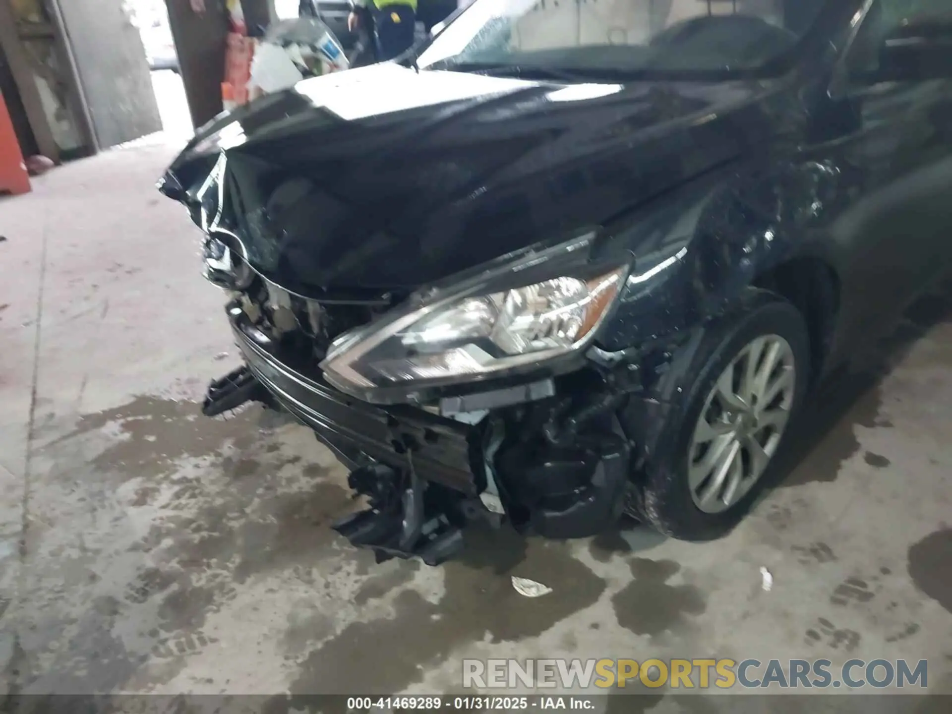 6 fotografías del automóvil dañado 3N1AB7AP1KL625261 NISSAN SENTRA 2019