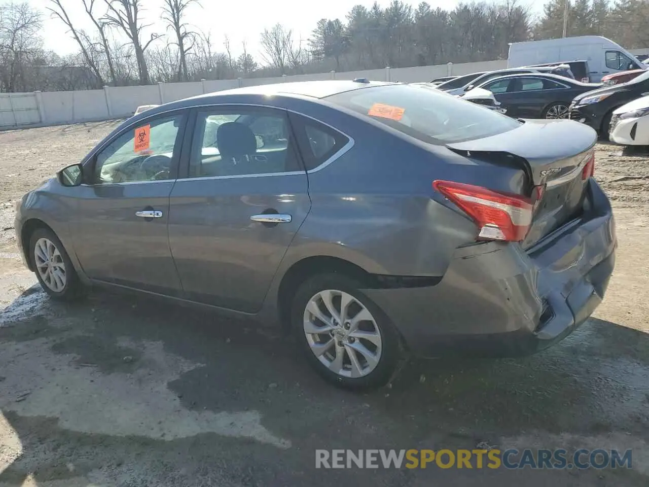 2 fotografías del automóvil dañado 3N1AB7AP1KL628547 NISSAN SENTRA 2019
