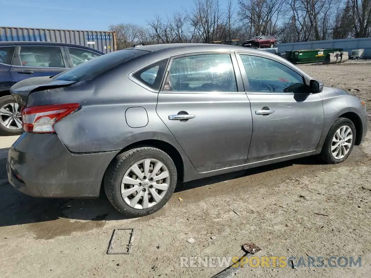 3 fotografías del automóvil dañado 3N1AB7AP1KL628547 NISSAN SENTRA 2019