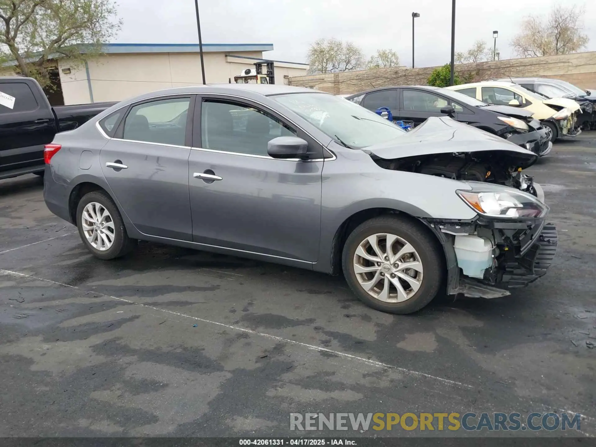 14 fotografías del automóvil dañado 3N1AB7AP1KL629438 NISSAN SENTRA 2019