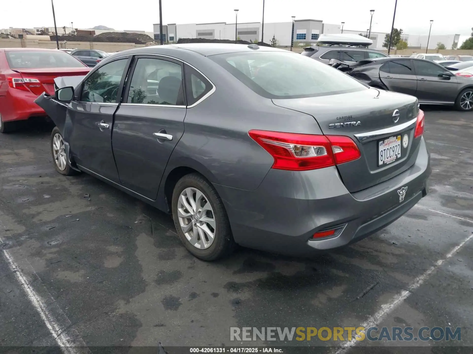 3 fotografías del automóvil dañado 3N1AB7AP1KL629438 NISSAN SENTRA 2019