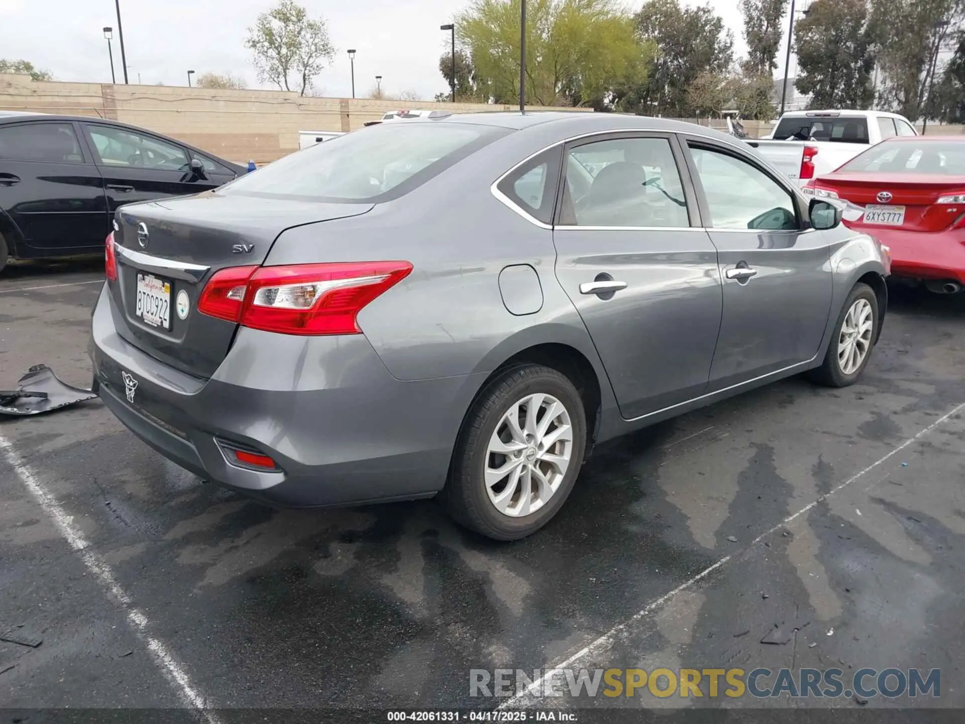4 fotografías del automóvil dañado 3N1AB7AP1KL629438 NISSAN SENTRA 2019