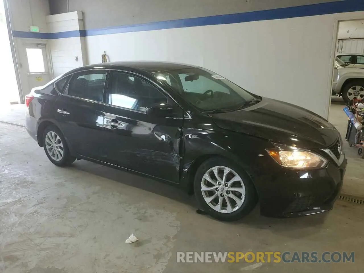 4 fotografías del automóvil dañado 3N1AB7AP1KY206586 NISSAN SENTRA 2019