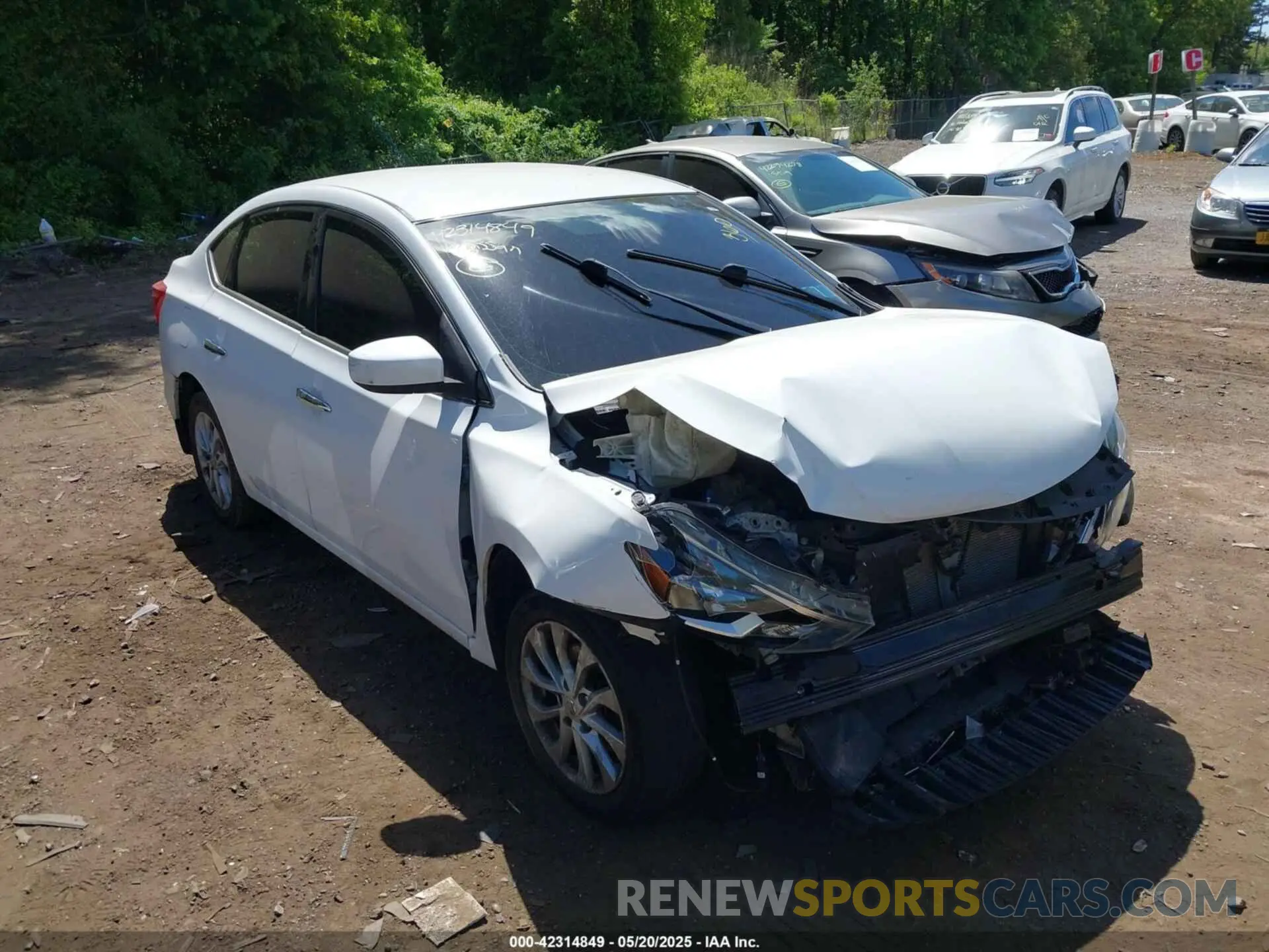 13 fotografías del automóvil dañado 3N1AB7AP1KY214607 NISSAN SENTRA 2019
