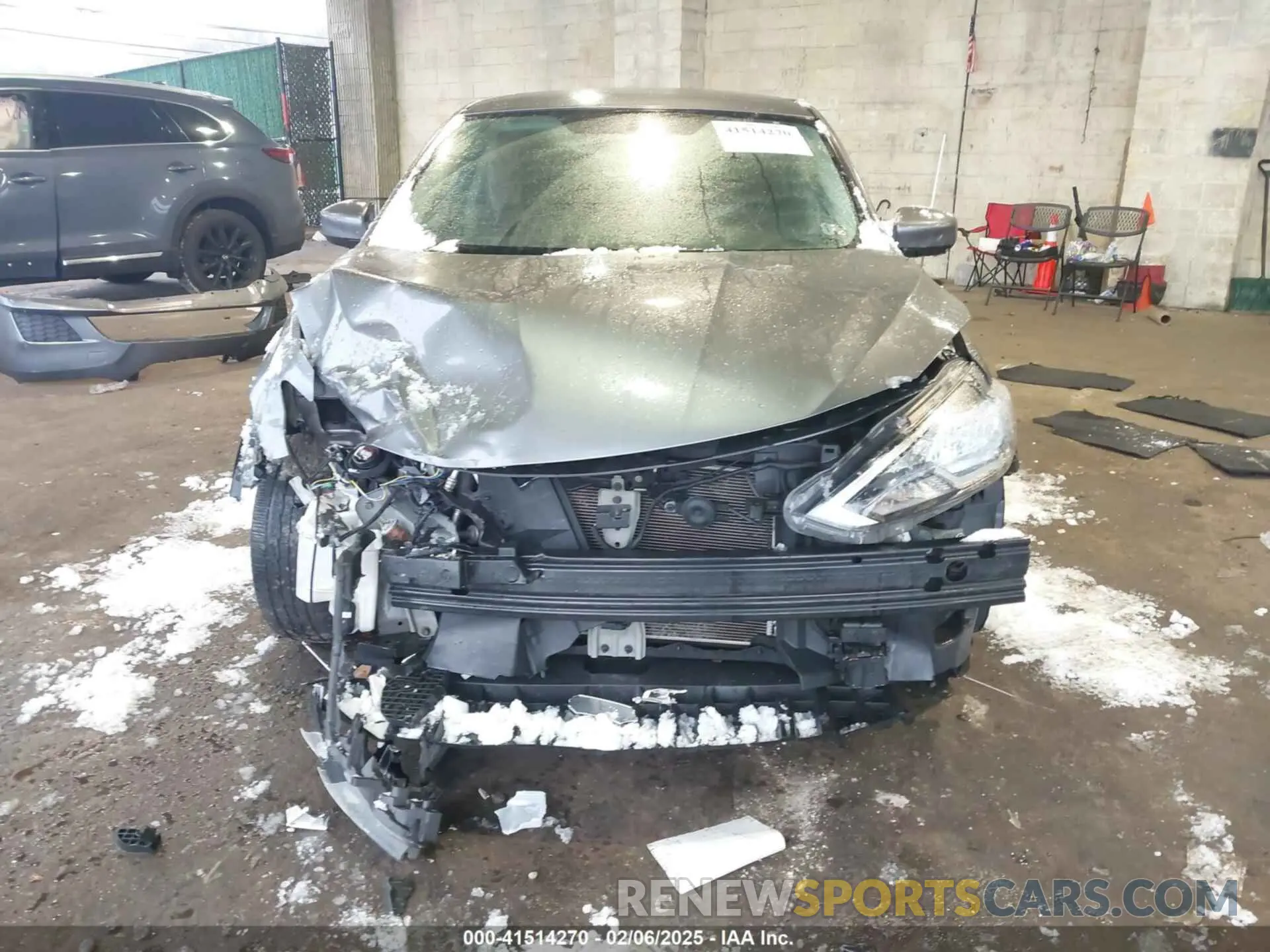 6 fotografías del automóvil dañado 3N1AB7AP1KY215871 NISSAN SENTRA 2019