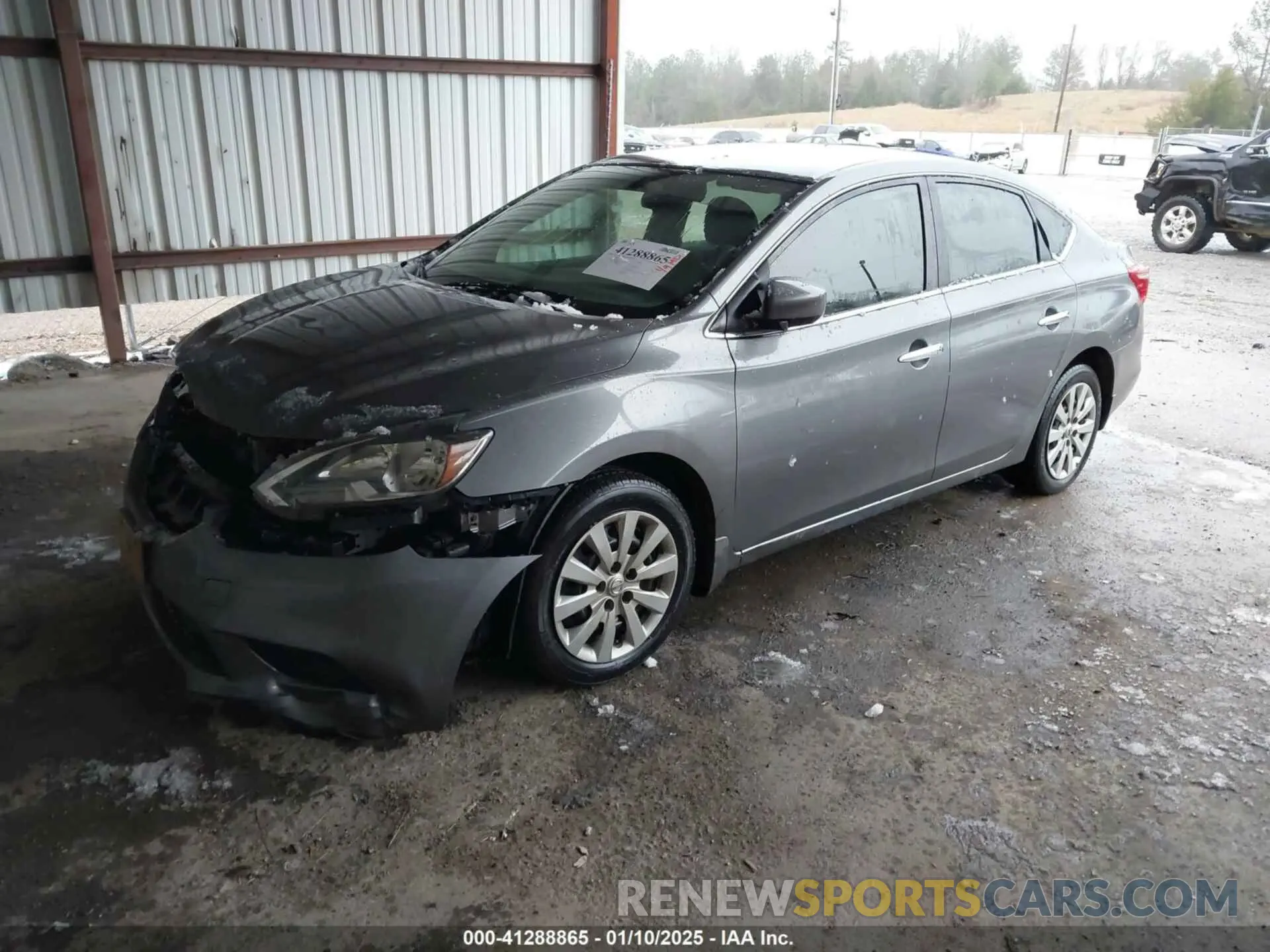 2 fotografías del automóvil dañado 3N1AB7AP1KY246179 NISSAN SENTRA 2019