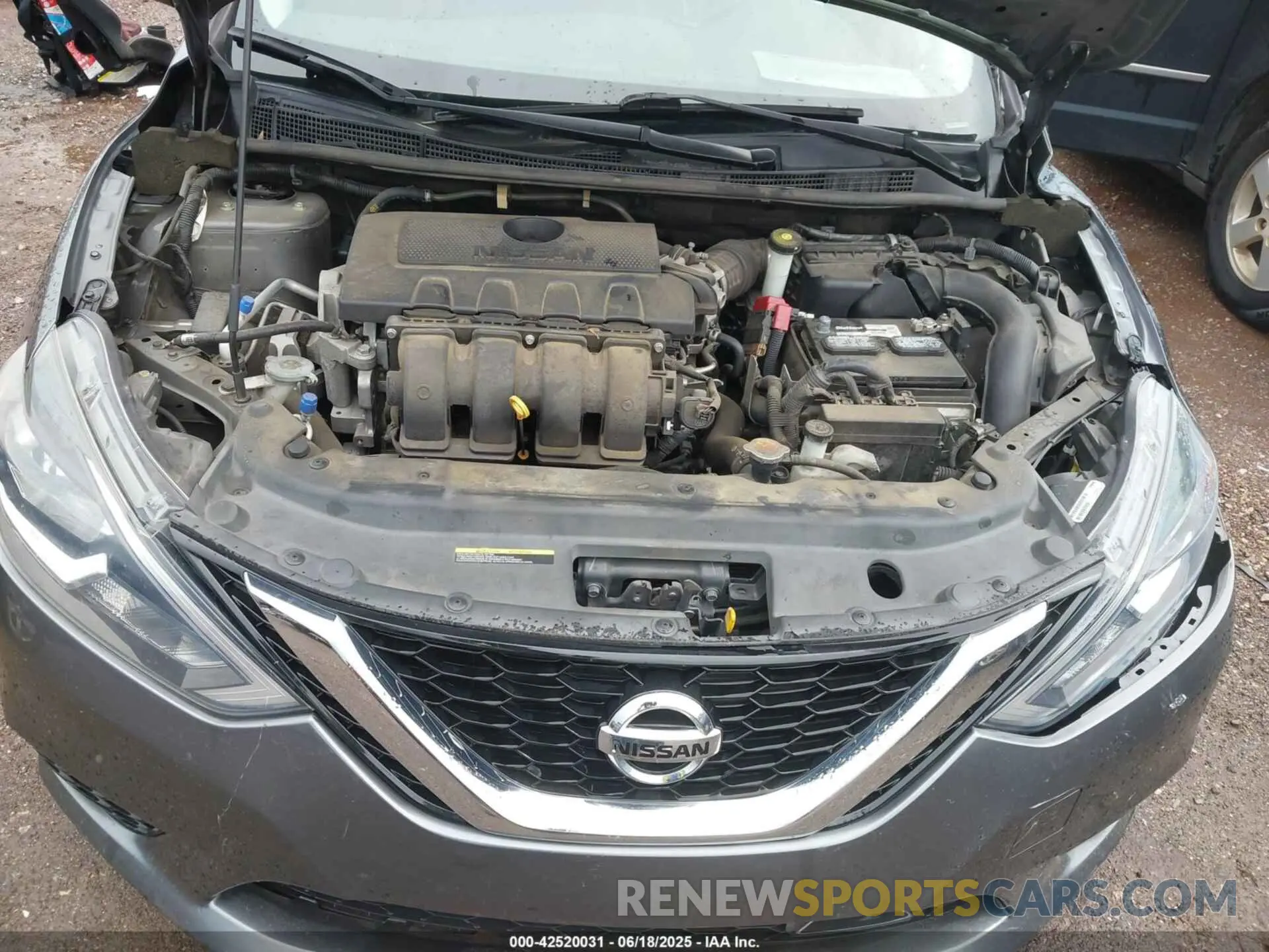 10 fotografías del automóvil dañado 3N1AB7AP1KY246215 NISSAN SENTRA 2019