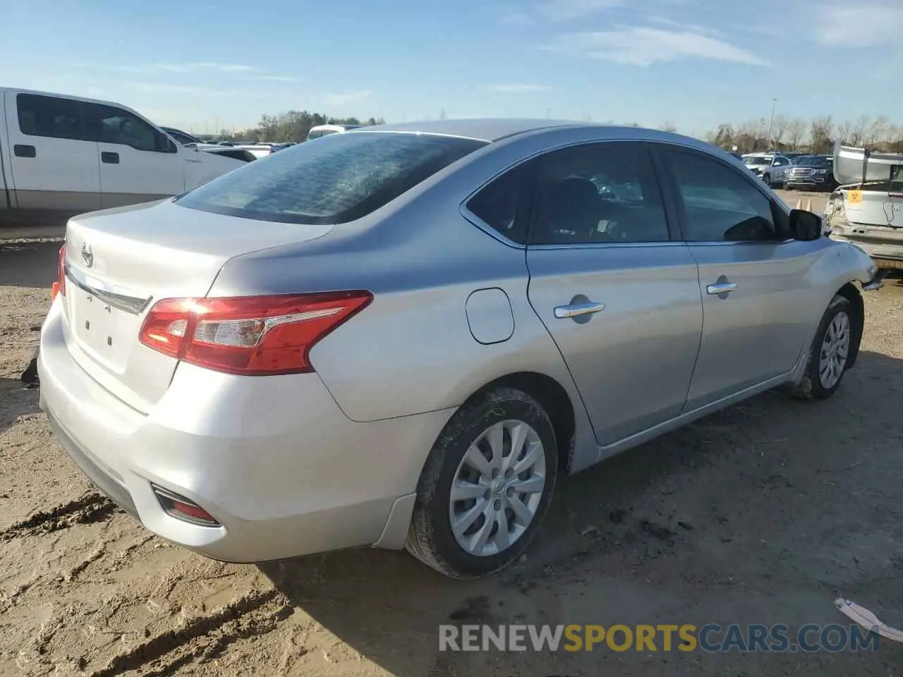 3 fotografías del automóvil dañado 3N1AB7AP1KY247638 NISSAN SENTRA 2019