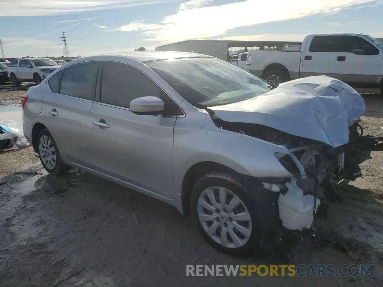 4 fotografías del automóvil dañado 3N1AB7AP1KY247638 NISSAN SENTRA 2019
