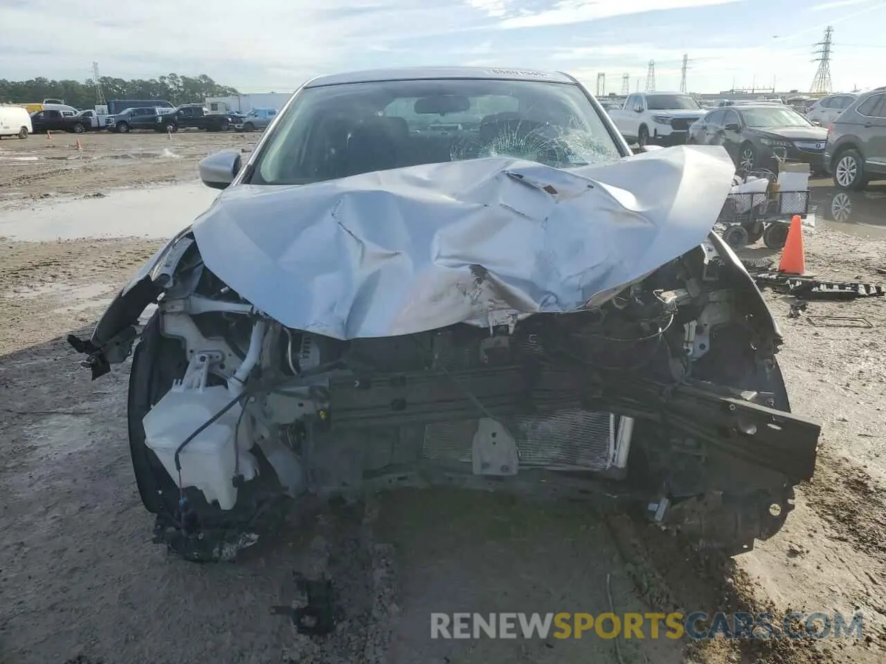 5 fotografías del automóvil dañado 3N1AB7AP1KY247638 NISSAN SENTRA 2019