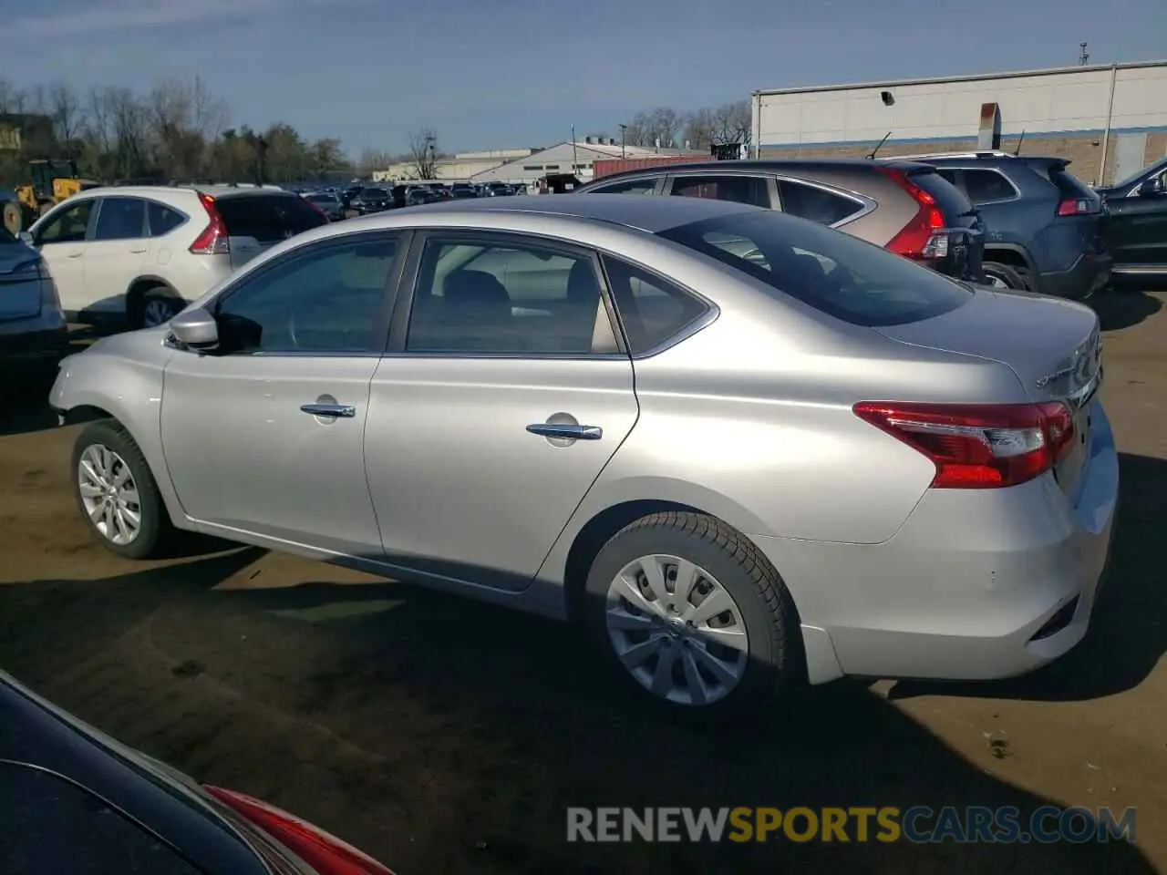 2 fotografías del automóvil dañado 3N1AB7AP1KY258994 NISSAN SENTRA 2019
