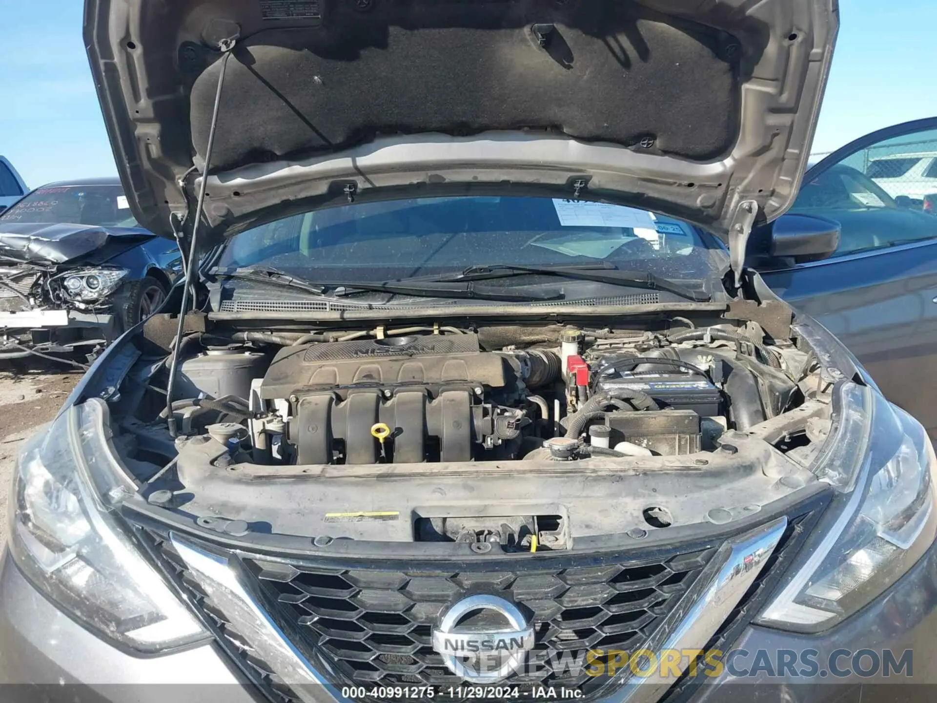 10 fotografías del automóvil dañado 3N1AB7AP1KY259031 NISSAN SENTRA 2019