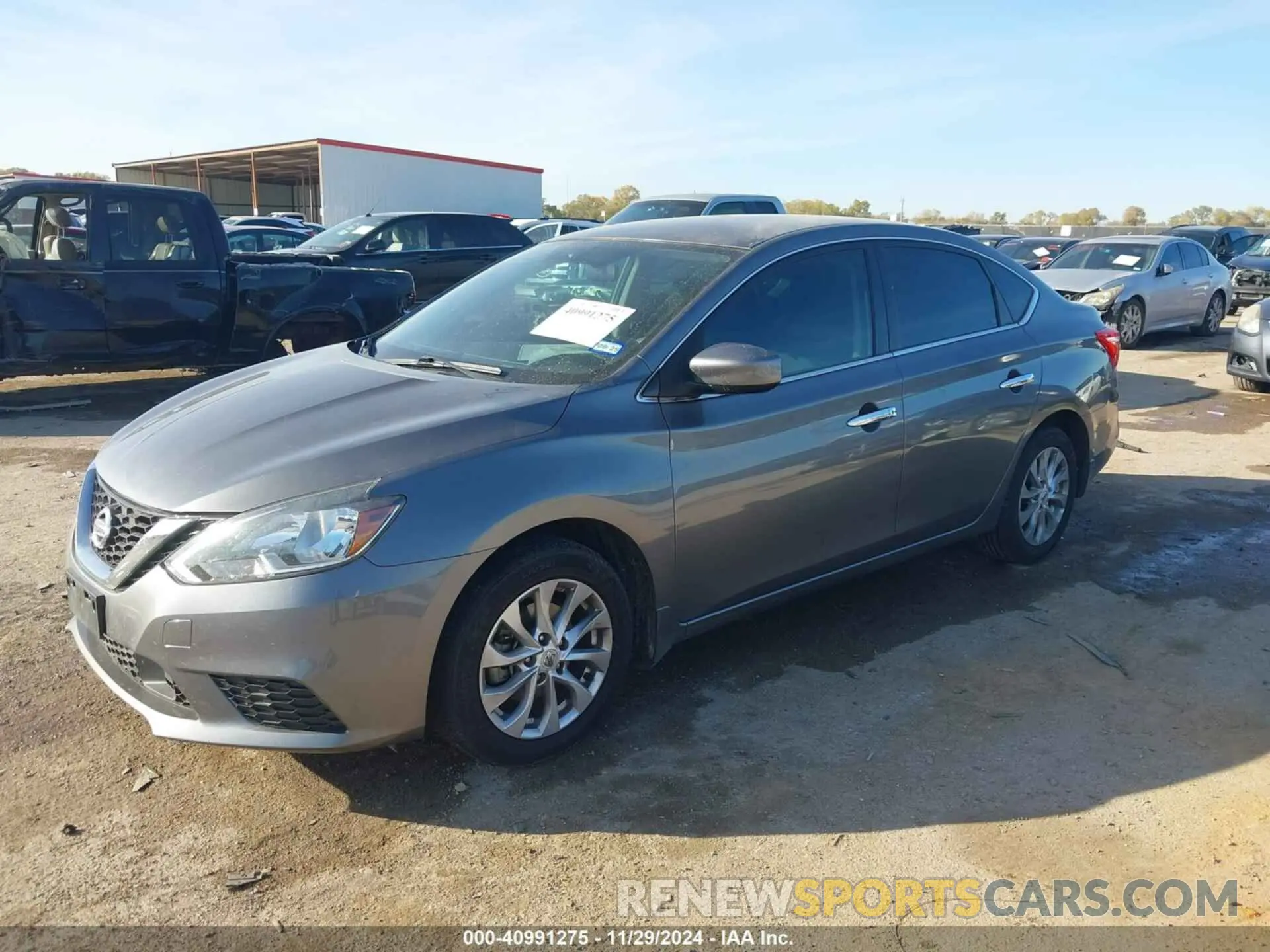 2 fotografías del automóvil dañado 3N1AB7AP1KY259031 NISSAN SENTRA 2019