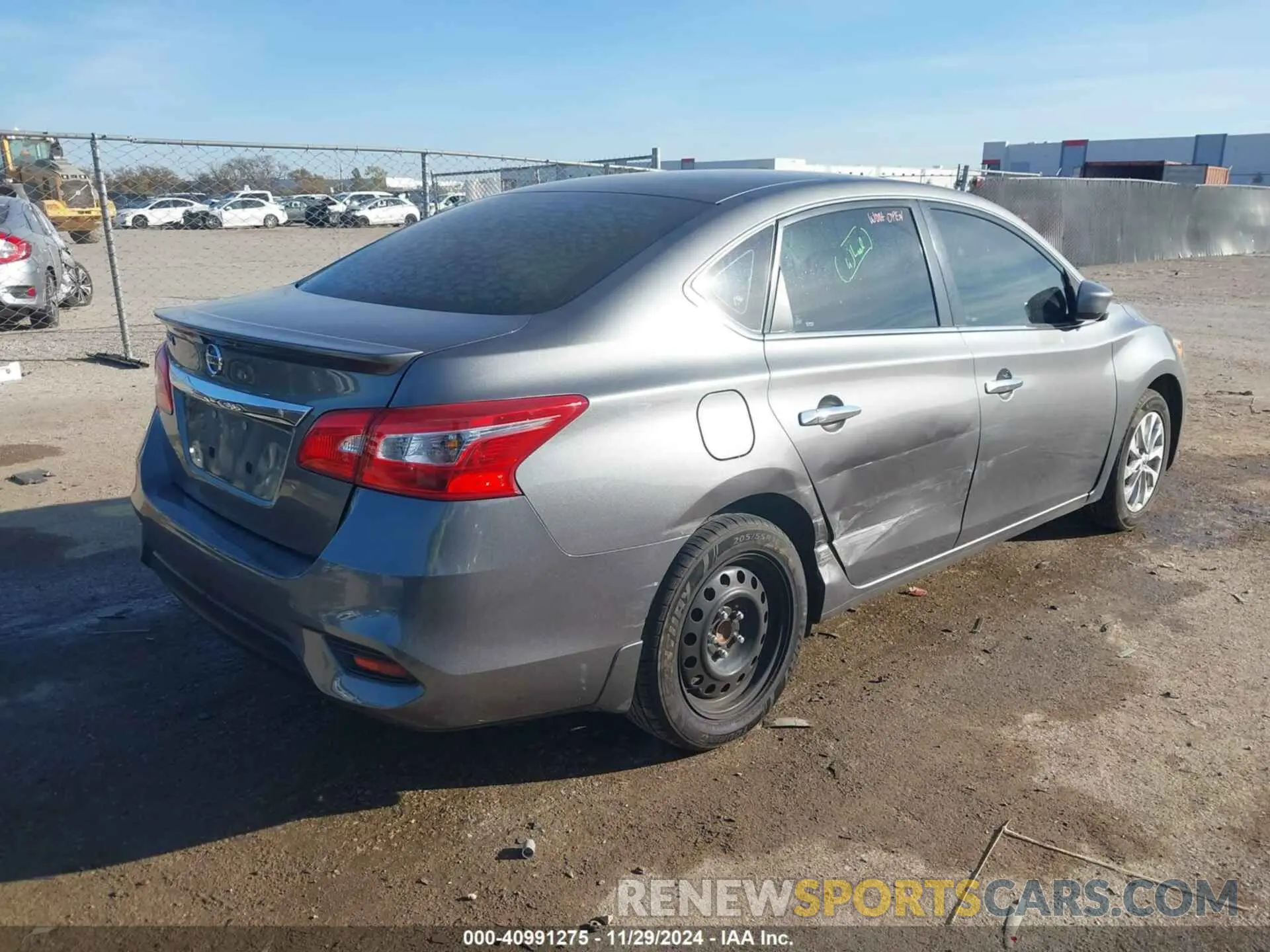 4 fotografías del automóvil dañado 3N1AB7AP1KY259031 NISSAN SENTRA 2019