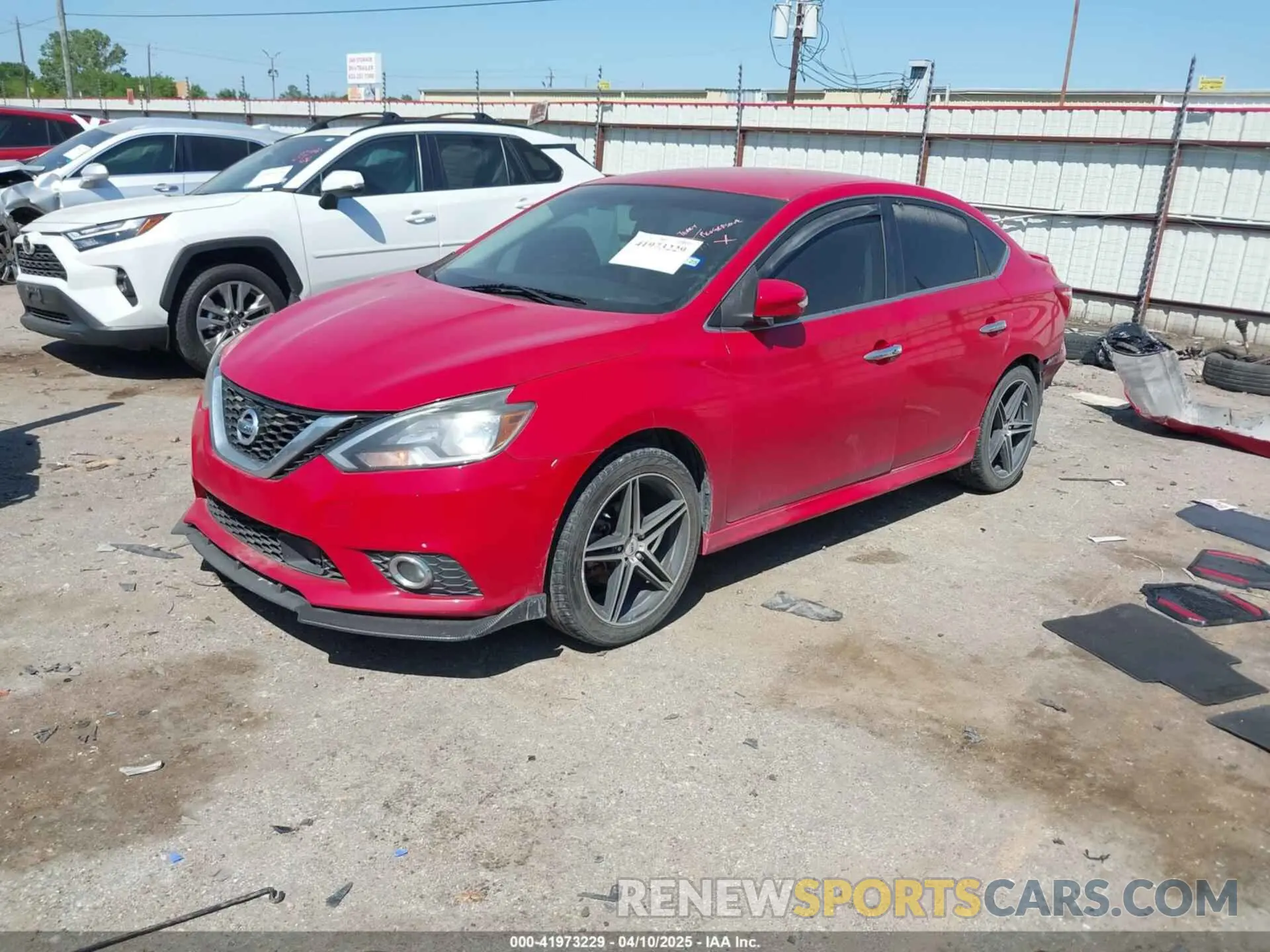 2 fotografías del automóvil dañado 3N1AB7AP1KY287931 NISSAN SENTRA 2019
