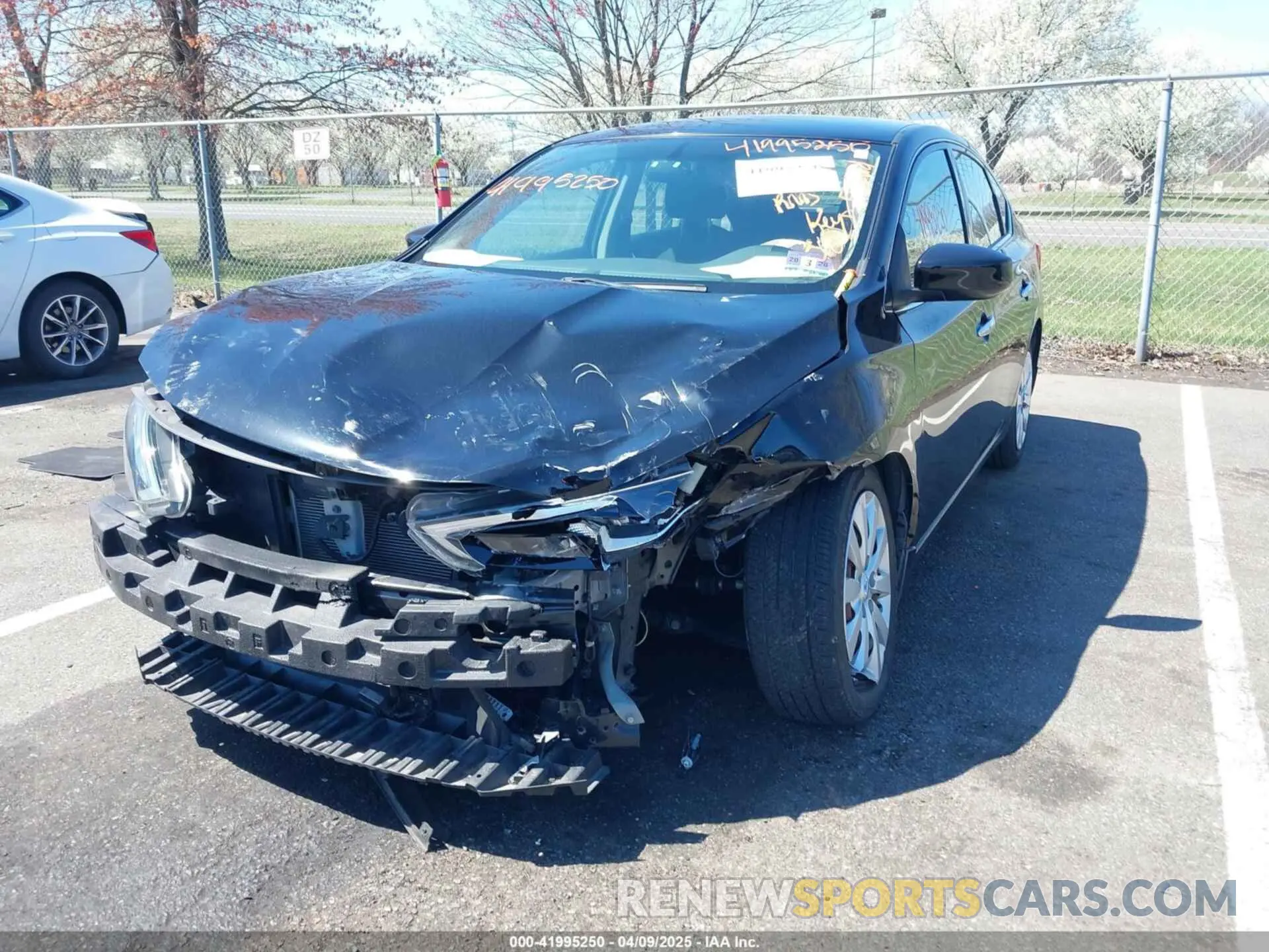 6 fotografías del automóvil dañado 3N1AB7AP1KY291462 NISSAN SENTRA 2019
