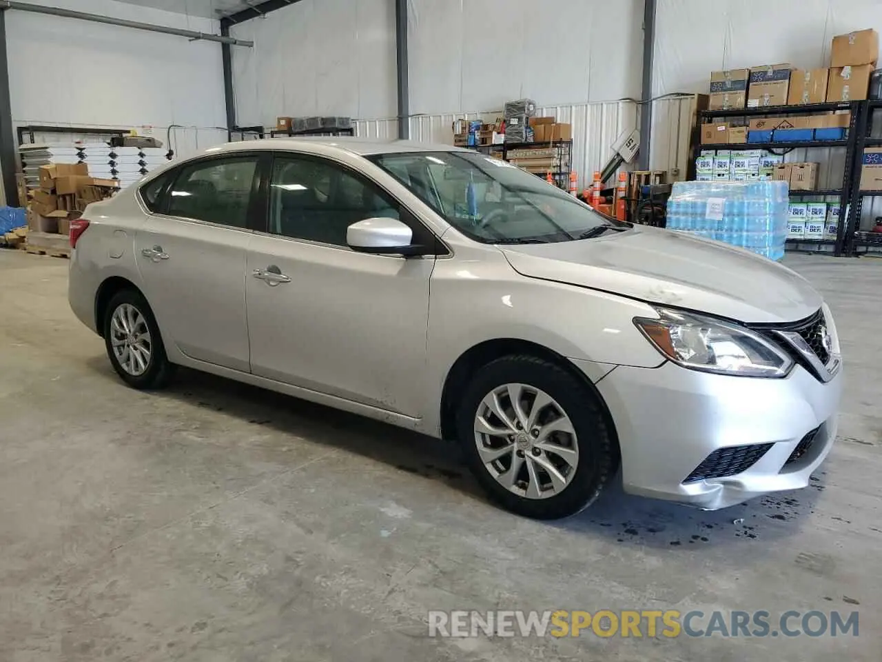4 fotografías del automóvil dañado 3N1AB7AP1KY316179 NISSAN SENTRA 2019