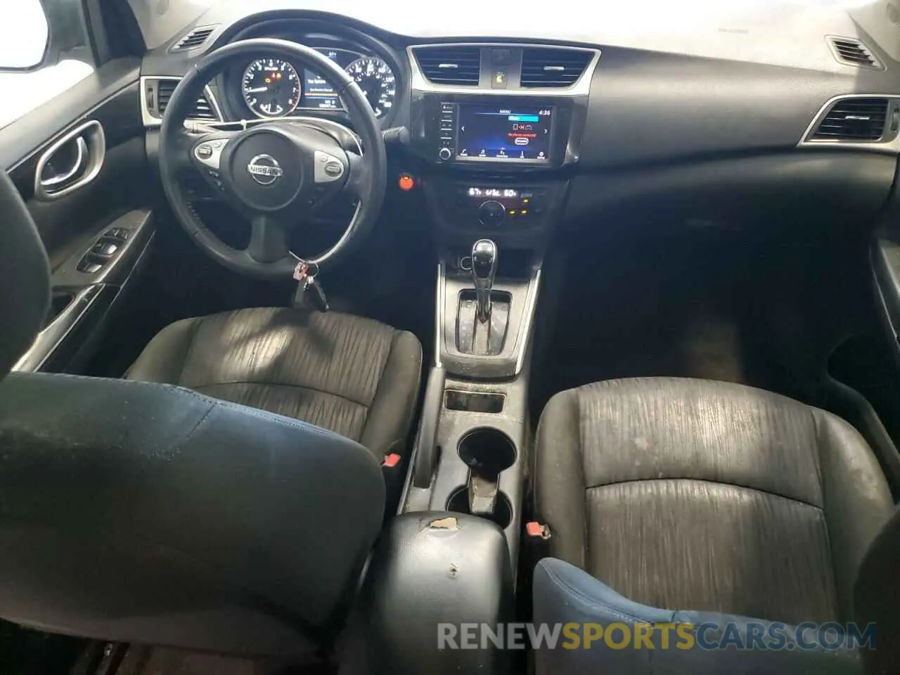 8 fotografías del automóvil dañado 3N1AB7AP1KY316179 NISSAN SENTRA 2019