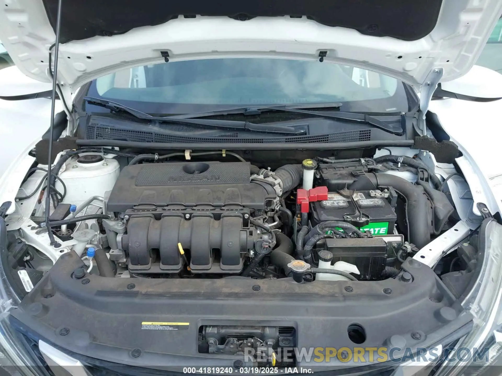 10 fotografías del automóvil dañado 3N1AB7AP1KY329885 NISSAN SENTRA 2019