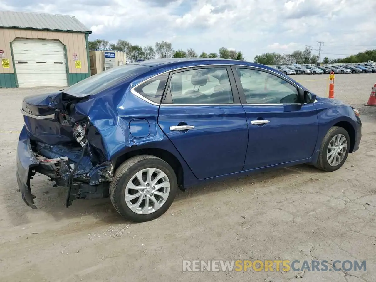 3 fotografías del automóvil dañado 3N1AB7AP1KY331944 NISSAN SENTRA 2019