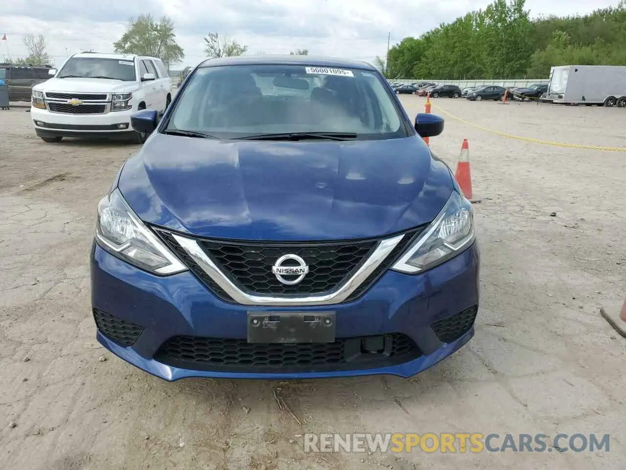 5 fotografías del automóvil dañado 3N1AB7AP1KY331944 NISSAN SENTRA 2019