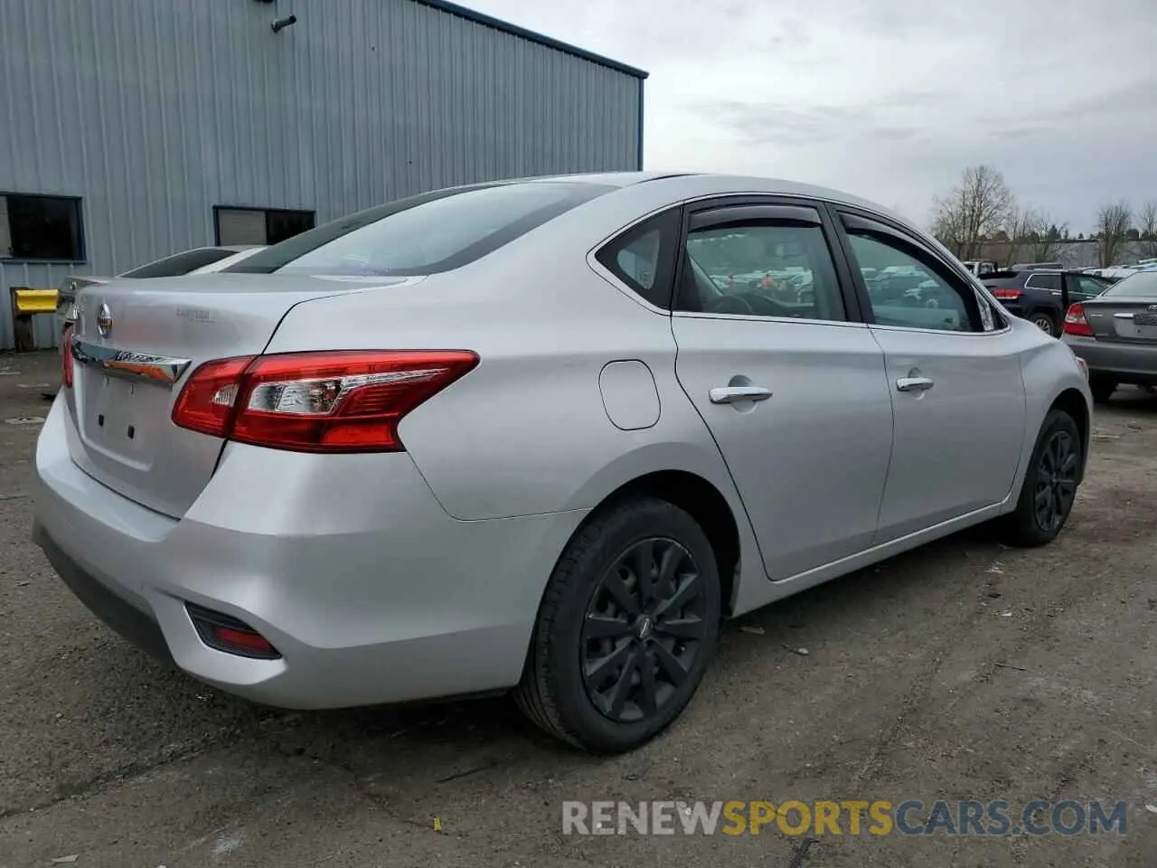 3 fotografías del automóvil dañado 3N1AB7AP1KY350316 NISSAN SENTRA 2019